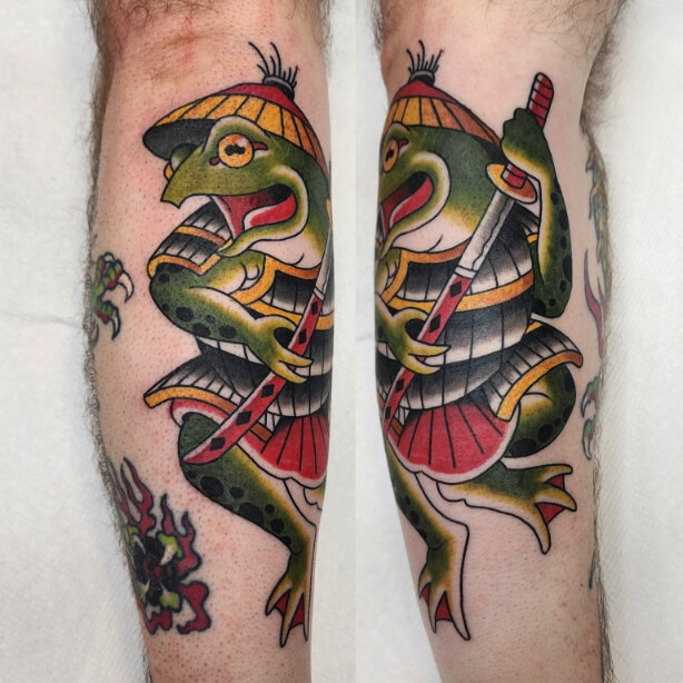 frogs tattoo